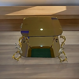 AYNALI İKİ KATLI SUNUMLUK